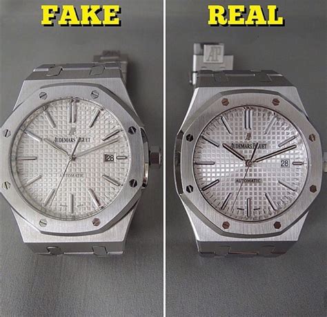 real vs fake royal oak|royal oak watch authenticity.